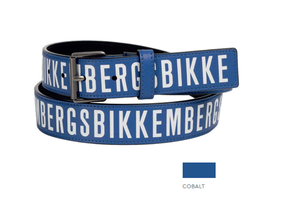 Belt Man Bikkembergs BKCU00172M110 COBALT Leather